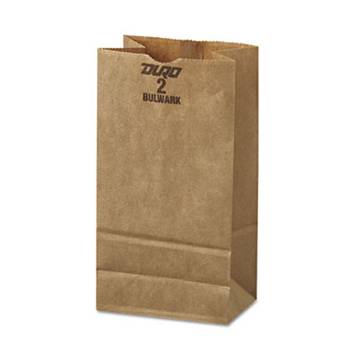 General Grocery Paper Bags  52 lbs Capacity   2  8 13 w x 4 25 d x 9 75 h  Kraft  500 Bags (BAG GX2-500)