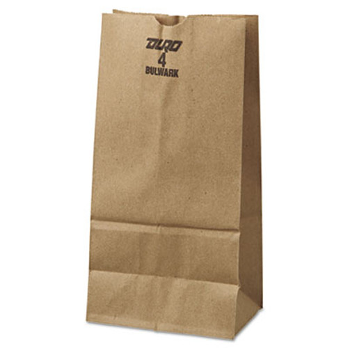 General Grocery Paper Bags  50 lbs Capacity   4  5 w x 3 13 d x 9 75 h  Kraft  500 Bags (BAG GX4-500)