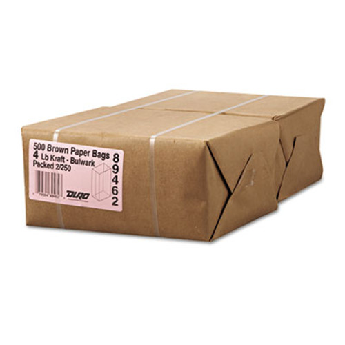 General Grocery Paper Bags  50 lbs Capacity   4  5 w x 3 13 d x 9 75 h  Kraft  500 Bags (BAG GX4-500)