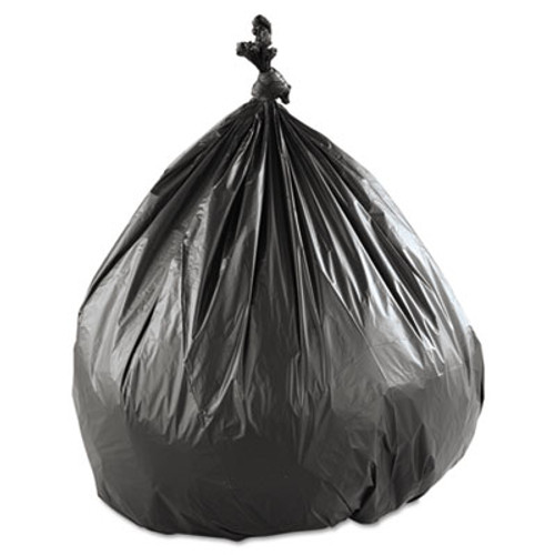 Inteplast Group High-Density Interleaved Commercial Can Liners  45 gal  22 microns  40  x 48   Black  150 Carton (IBS S404822K)