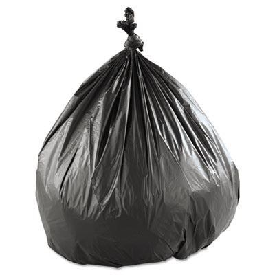 Inteplast Group High-Density Interleaved Commercial Can Liners  45 gal  22 microns  40  x 48   Black  150 Carton (IBS S404822K)