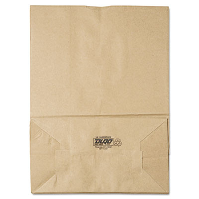 General Grocery Paper Bags  75 lbs Capacity  1 6 BBL  12 w x 7 d x 17 h  Kraft  400 Bags (BAG SK1675)