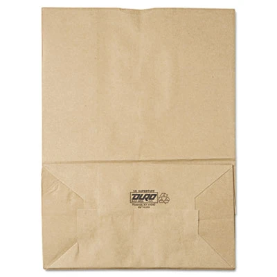 General Grocery Paper Bags  75 lbs Capacity  1 6 BBL  12 w x 7 d x 17 h  Kraft  400 Bags (BAG SK1675)