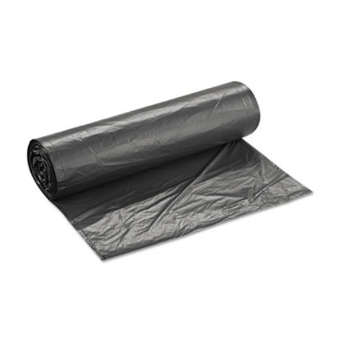 Inteplast Group High-Density Interleaved Commercial Can Liners  60 gal  16 microns  43  x 48   Black  200 Carton (IBS S434816K)