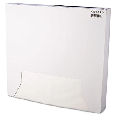 Bagcraft Grease-Resistant Paper Wraps and Liners  15 x 16  White  1000 Box  3 Boxes Carton (BGC 057015)
