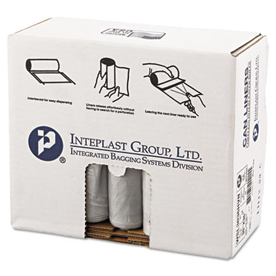 Inteplast Group Low-Density Commercial Can Liners  30 gal  0 58 mil  30  x 36   Clear  250 Carton (IBS SL3036HVN)