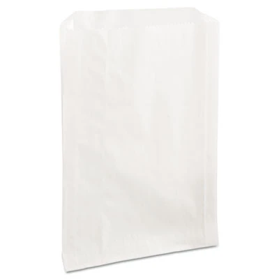 Bagcraft Grease-Resistant Single-Serve Bags  6 5  x 8   White  2 000 Carton (BGC 300422)