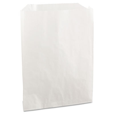 Bagcraft Grease-Resistant Single-Serve Bags  6  x 7 25   White  2 000 Carton (BGC 450019)