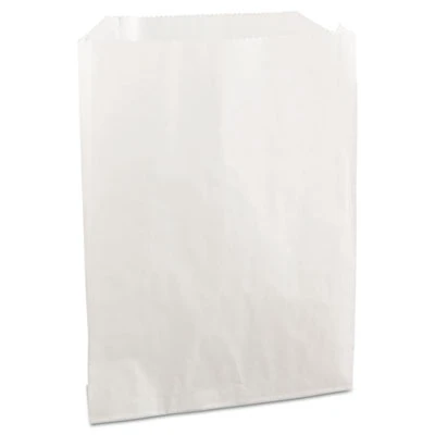 Bagcraft Grease-Resistant Single-Serve Bags  6  x 7 25   White  2 000 Carton (BGC 450019)