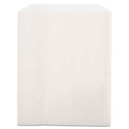 Bagcraft Grease-Resistant Single-Serve Bags  6  x 7 25   White  2 000 Carton (BGC 450019)