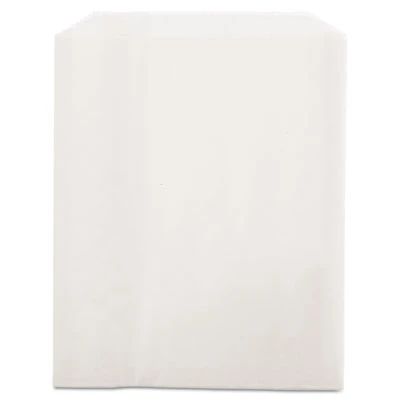 Bagcraft Grease-Resistant Single-Serve Bags  6  x 7 25   White  2 000 Carton (BGC 450019)
