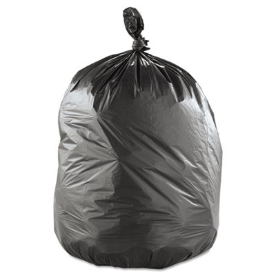 Inteplast Group High-Density Commercial Can Liners Value Pack  60 gal  19 microns  38  x 58   Black  150 Carton (IBS VALH3860K22)