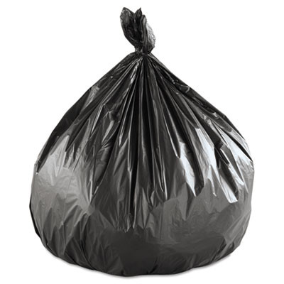 Inteplast Group High-Density Commercial Can Liners Value Pack  60 gal  19 microns  43  x 46   Black  150 Carton (IBS VALH4348K22)