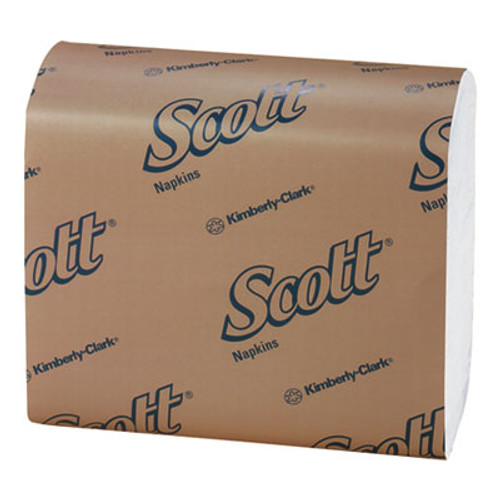 Scott Tall-Fold Dispenser Napkins  1-Ply  7 x 13 5  White  500 Pack  20 Packs Carton (KCC 98710)