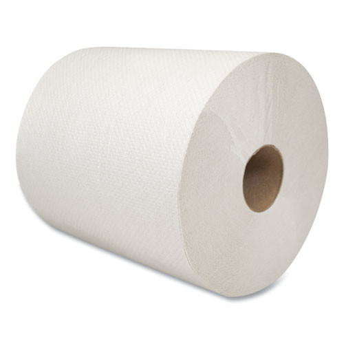 Morcon Tissue Morsoft Universal Roll Towels  8  x 800 ft  White  6 Rolls Carton (MOR W6800)