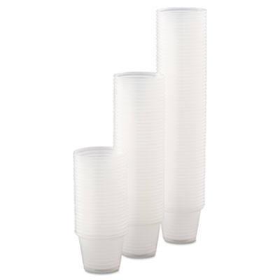 Dart Conex Complements Portion Medicine Cups  1oz  Clear  125 Bag  20 Bags Carton (DCC 100PC)