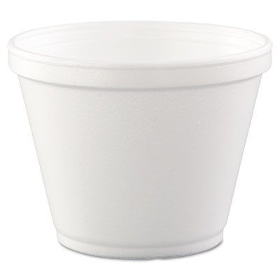 Dart Food Containers  Foam 12oz  White  25 Bag  20 Bags Carton (DCC 12SJ20)