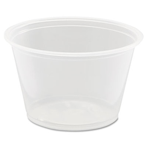 Dart Conex Complements Portion Medicine Cups  4oz  Clear  125 Bag  20 Bags Carton (DCC 400PC)