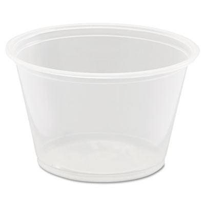 Dart Conex Complements Portion Medicine Cups  4oz  Clear  125 Bag  20 Bags Carton (DCC 400PC)