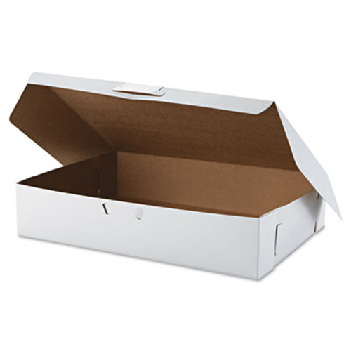SCT Tuck-Top Bakery Boxes  19w x 14d x 4h  White  50 Carton (SCH 1029)