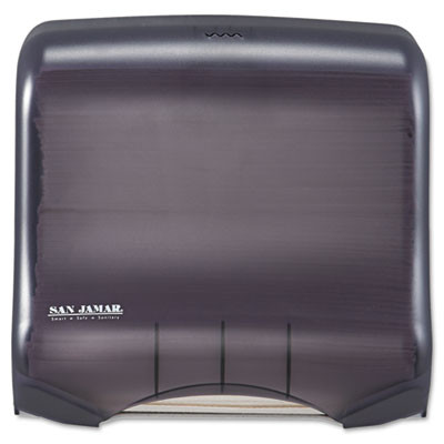 San Jamar Ultrafold Towel Dispenser  11 1 2w x 6d x 11 1 2h  Black Pearl (SAN T1750TBKRD)