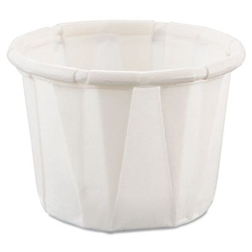 Dart Paper Portion Cups   5oz  White  250 Bag  20 Bags Carton (SCC 050)