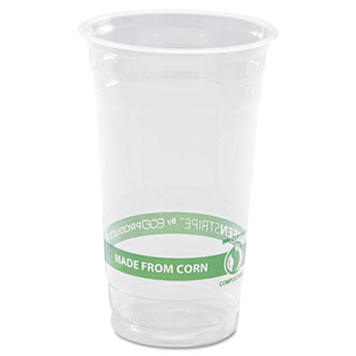 Eco-Products GreenStripe Renewable   Compostable Cold Cups - 24oz   50 PK  20 PK CT (ECP EP-CC24-GS)