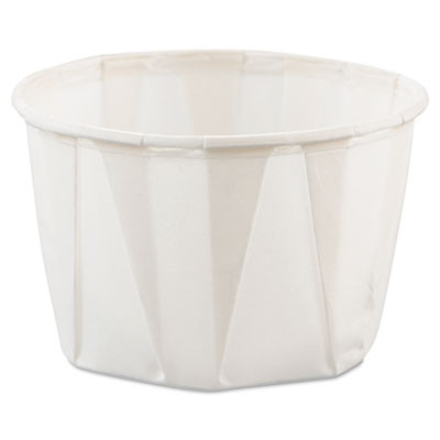 Dart Paper Portion Cups  2oz  White  250 Bag  20 Bags Carton (SCC 200)