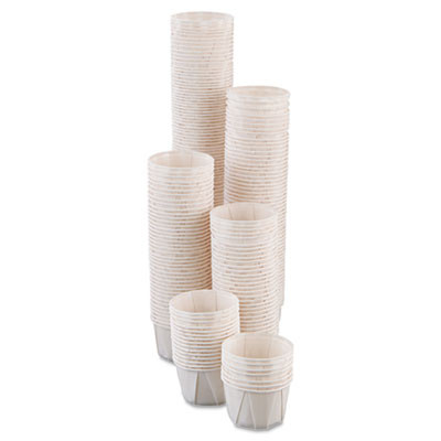 Dart Paper Portion Cups  2oz  White  250 Bag  20 Bags Carton (SCC 200)