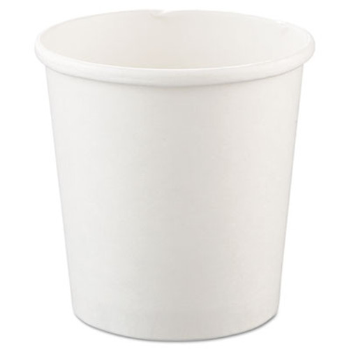 Dart Flexstyle Double Poly Paper Containers  16oz  White  25 Pack  20 Packs Carton (SCC H4165U)