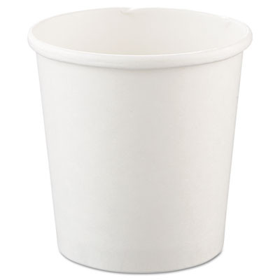 Dart Flexstyle Double Poly Paper Containers  16oz  White  25 Pack  20 Packs Carton (SCC H4165U)