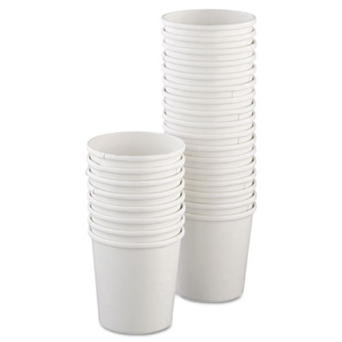 Dart Flexstyle Double Poly Paper Containers  16oz  White  25 Pack  20 Packs Carton (SCC H4165U)