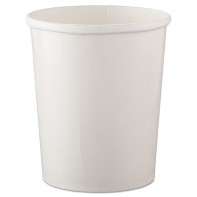 Dart Flexstyle Double Poly Paper Containers  32oz  White  25 Pack  20 Packs Carton (SCC H4325U)