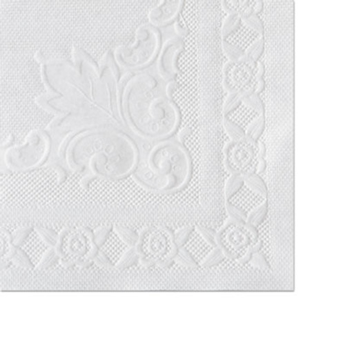 Hoffmaster Classic Embossed Straight Edge Placemats  10 x 14  White  1 000 Carton (HFM 601SE1014)