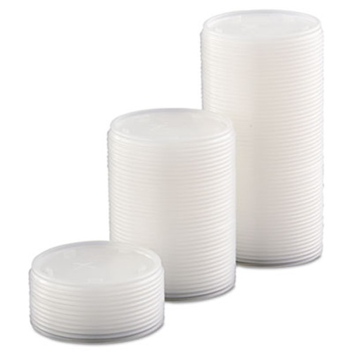 Dart Plastic Cold Cup Lids  Fits 8-9oz Cups  Translucent  1000 Carton (DCC 8SL)