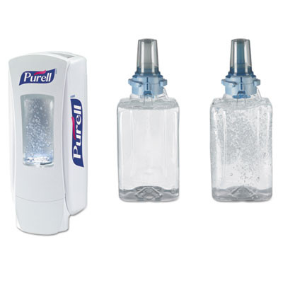 PURELL ADX-12 Dispenser  1200 mL  4 5  x 4  x 11 25   White (GOJ 8820-06)