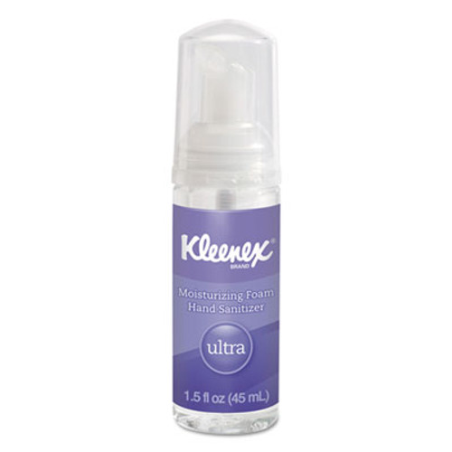 Kleenex Ultra Moisturizing Foam Hand Sanitizer  1 5 oz  Clear  24 Carton (KCC 34604)