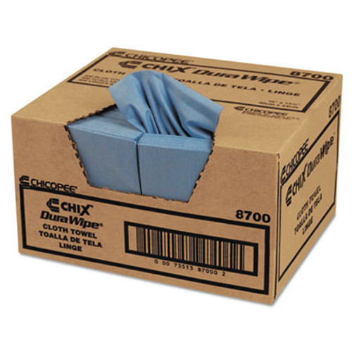 Chicopee VeraClean Critical Cleaning Wipes  Smooth Texture  1 4 Fold  12 x 13  Blue  400 Carton (CHI 8700)