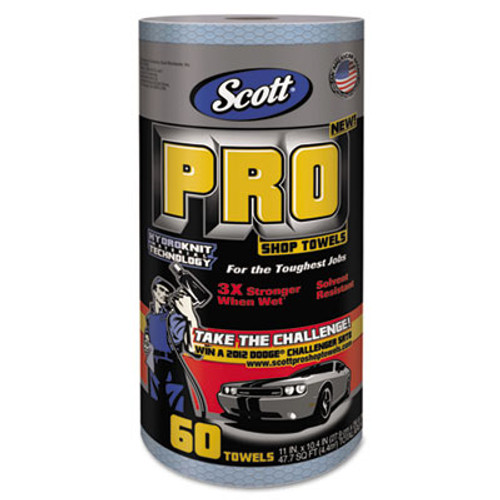 Scott Pro Shop Towels  Heavy Duty  1-Ply  Blue  10 2 5  x 11   12 Rolls Carton (KCC 32992)