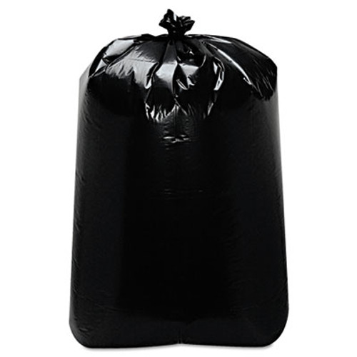 Trinity Plastics Low-Density Can Liners  60 gal  22  x 58   Black  100 Carton (TRN ML3858X)