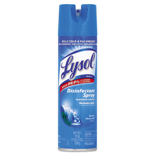 LYSOL Brand Disinfectant Spray  Spring Waterfall Scent  19 oz Aerosol (REC 79326)