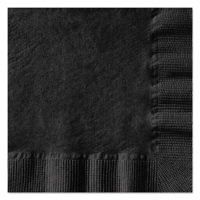 Hoffmaster Beverage Napkins  1-Ply  10 x 10  Black  1000 Carton (HFM 020212)