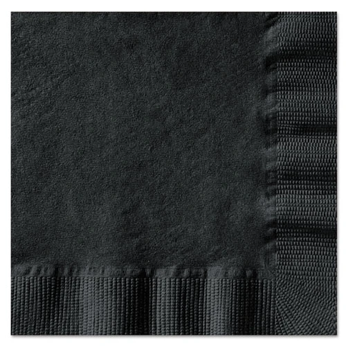 Hoffmaster Beverage Napkins  1-Ply  10 x 10  Black  1000 Carton (HFM 020212)