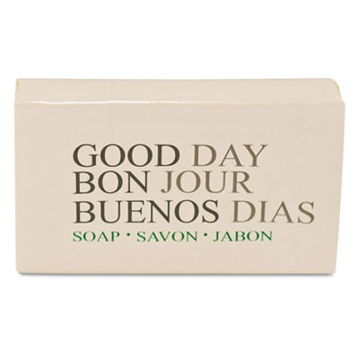 Good Day Amenity Bar Soap  Pleasant Scent    1 1 2  500 Carton (GTP 390150)