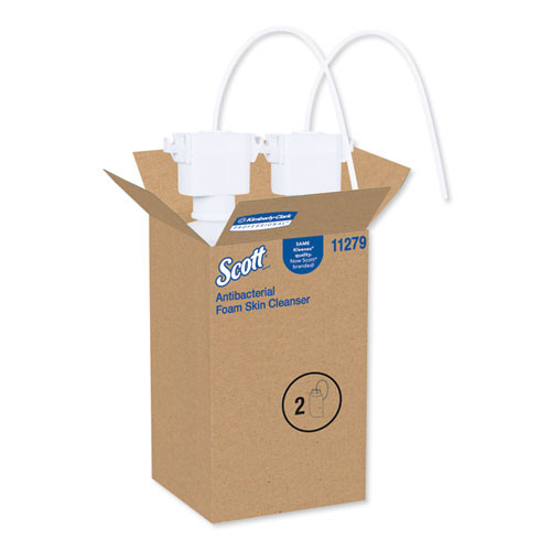Scott Control Antimicrobial Foam Skin Cleanser   Unscented  1500mL Refill  2 Carton (KCC 11279)