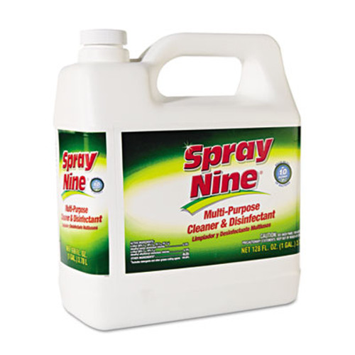 Spray Nine Heavy Duty Cleaner Degreaser Disinfectant  Citrus Scent  1 gal Bottle  4 Carton (DYM 26801-4)