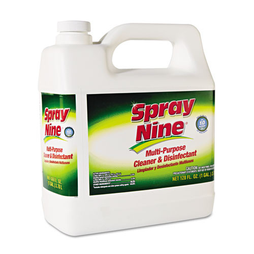 Spray Nine Heavy Duty Cleaner Degreaser Disinfectant  Citrus Scent  1 gal Bottle  4 Carton (DYM 26801-4)