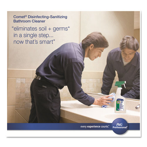 Comet Disinfecting-Sanitizing Bathroom Cleaner  32 oz Trigger Bottle  8 Carton (PGC 22569)