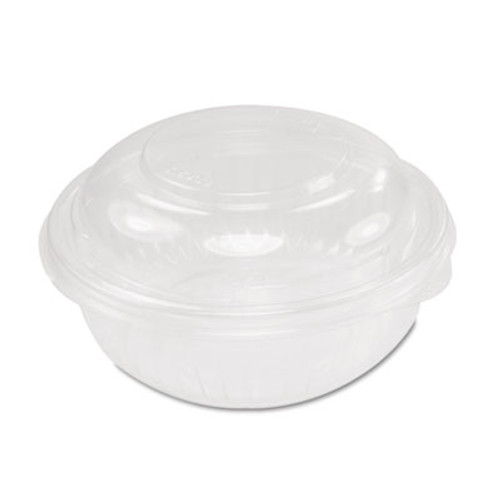 Dart PresentaBowls Bowl Lid Combo-Paks  16oz  Clear  Dome Lid  63 Pack  4 Packs CT (DCC C16BCD)