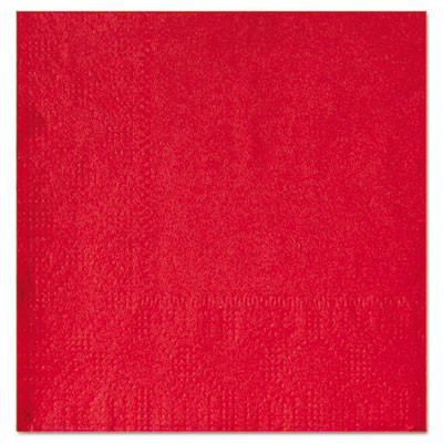 Hoffmaster Beverage Napkins  2-Ply  9 1 2 x 9 1 2  Red  1000 Carton (HFM 180311)